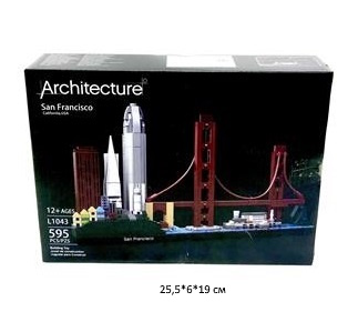 Конструктор арт. SY-L1043 Сан Франциско 595 дет. в кор._