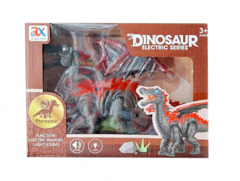 Динозавр арт. 903A С крыльями на батар. свет, звук, ходит в кор.=
