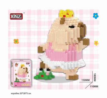 Конструктор арт. 5101-805 Микро Капибара-балерина 1680 дет. в кор. Конструктор арт. 5101-805 Микро Капибара-балерина 1680 дет. в кор.