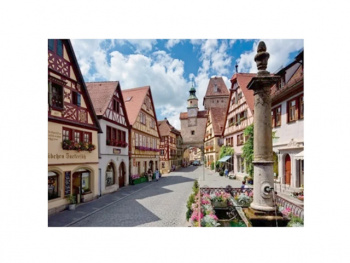 Картина по номерам арт. RA73543 Городская улица 40*50 в кор.