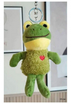 им Лягушка арт. 906-38 С сердечком брелок 15 см в пак.) им Лягушка арт. 906-38 С сердечком брелок 15 см в пак.)