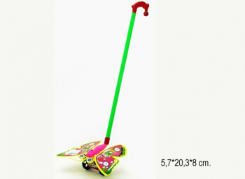 Каталка арт. 868" Бабочка на палочке в пакете 15,7*20,3*8 Каталка арт. 868" Бабочка на палочке в пакете 15,7*20,3*8