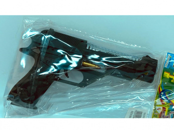 Оружие арт. 814C Пистолет на батар. свет, звук в пак.~