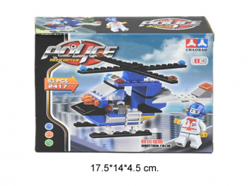 Конструктор арт. 2417 Полиция 83 дет. в кор._ Конструктор арт. 2417 Полиция 83 дет. в кор._