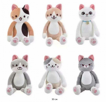 им Кошка арт. YE230206-5 В ассортименте 30 см в пак.)