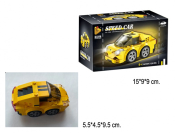 Конструктор арт. 667007 Автомобиль 129 дет. в кор.•