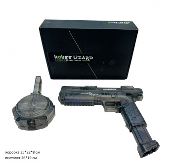 Пистолет водн. арт. M2016 На батар. цвета микс в кор.•/36 шт./ Пистолет водн. арт. M2016 На батар. цвета микс в кор.•/36 шт./