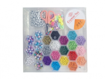 Набор для плетения арт. YY26X-6 Бусины, бисер в кор.=