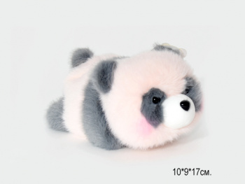 им Панда арт. 209984 Малыш розовый лежит ароматизированный 17 см в пак.