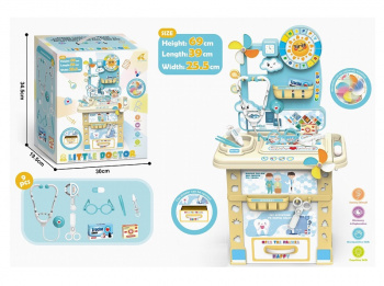 Набор доктора арт. 669H-1 Игровой модуль 34 аксессуара, 9 предм. h-69 в кор.34,5*19,5*30