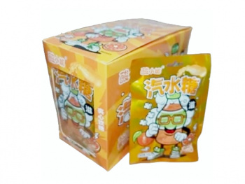 Мармелад арт. 950932/950925-3 Кислый "Апельсин" 24 г 20 шт. в оранжевой кор.