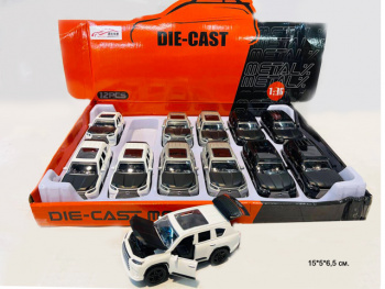 Модель металл. арт. SR-3625A Джип цвета микс (12 шт.) шоубокс• Модель металл. арт. SR-3625A Джип цвета микс (12 шт.) шоубокс•