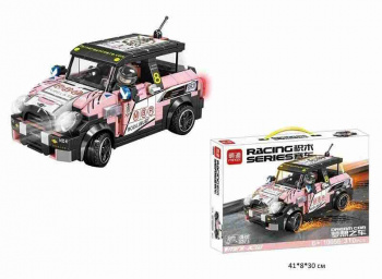 Конструктор арт. 10055 Автомобиль инерц. 310 дет. в кор.~