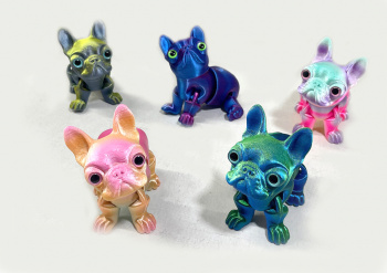 Фигурка 3Д арт. WT-46-601 Собака подвижная в ассортименте 9 см в пак.