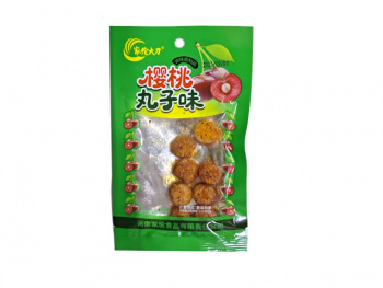 Соевое мясо арт. 005211 Пшеничные фрикадельки вкус вишни 30 шт. упаковка*