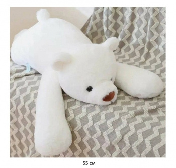 им Медведь арт. 231022-1-2/9018-19-1/241125-11-1 Белый 55 см в пак.)