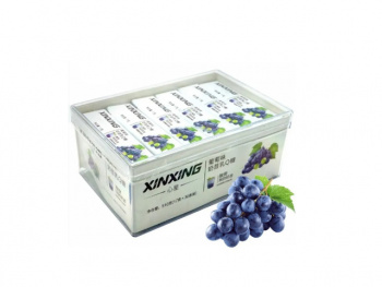 Конфета арт. 802146/802122-3 Жевательная "Виноград" 17 г 30 шт. упаковка