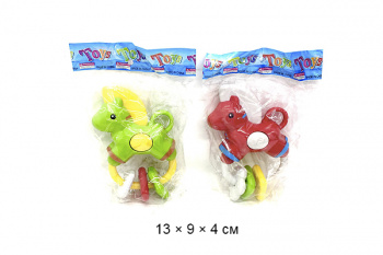 Погремушка арт. 8041 Лошадка цвета микс в пак._/360 шт./ Погремушка арт. 8041 Лошадка цвета микс в пак._/360 шт./