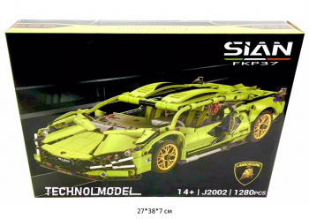 Конструктор арт. EZJ2002 Автомобиль 1280 дет. в кор._•