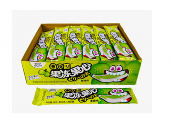 Маршмеллоу арт. 533889/ Пластинка с желейной начинкой "Зеленый виноград" 16 г 30 шт. кор.*