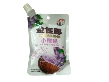 Желе арт. 301018/301001 "Кокосовый виноград" 110 г в пауче 20 шт. в кор.*