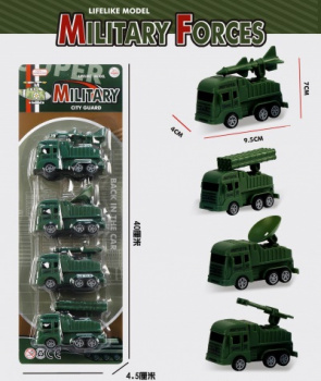 Набор машин арт. 2023-39 Военная техника инерц. 4 шт. блистер 40*4,5*13,5 Набор машин арт. 2023-39 Военная техника инерц. 4 шт. блистер 40*4,5*13,5
