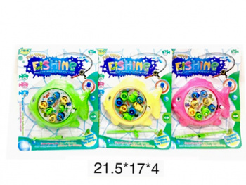 Рыбалка арт. 810B/810A-1 Рыба заводная, цвета микс на листе_=