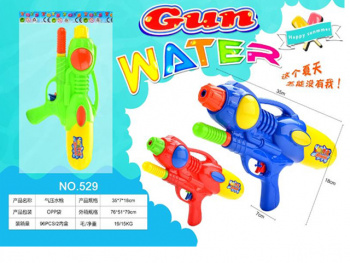 Пистолет водн. арт. 529 Цвета микс 35*18*7 в пак.) /96 шт./ Пистолет водн. арт. 529 Цвета микс 35*18*7 в пак.) /96 шт./