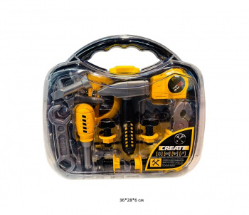 Набор инструментов арт. 0223-16 В пластик. чемодане• Набор инструментов арт. 0223-16 В пластик. чемодане•