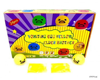 Лизун арт. 35676 Смайлик с мешочком (24 шт.) в кор._