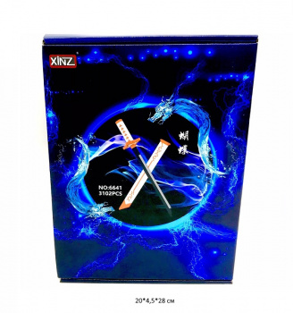 Конструктор арт. 6641 Микро Меч самурайский 3102 дет. в кор._