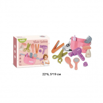 Набор стилиста арт. DL-001 "Парикмахер" в розовой кор. 22*6.5*19