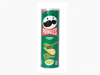 Чипсы арт. 00051 Pringles морские водоросли 110 г в зеленой банке Чипсы арт. 00051 Pringles морские водоросли 110 г в зеленой банке
