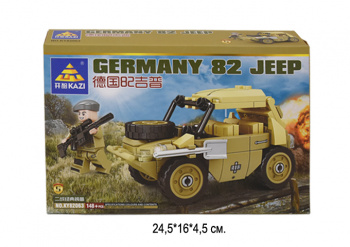 Конструктор арт. KY82063-5 Военная машина  в кор._