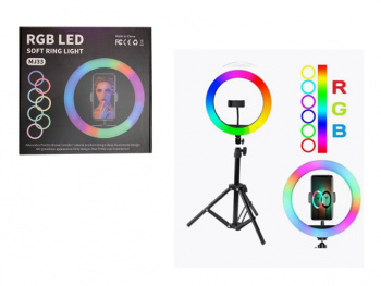 Кольцо осветитель арт. MJ33 RGB d 33 см со штативом в кор. Кольцо осветитель арт. MJ33 RGB d 33 см со штативом в кор.