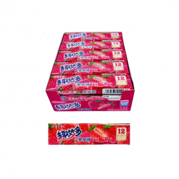 Конфета арт. 015252/014231 Жевательная "Клубника"  35 г 20 шт. в кор.;