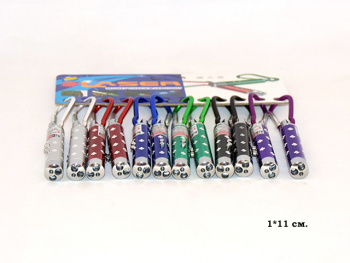 Лазер+фонарик арт. 806-3/807-3-805 Лазер нарезка цветок 12 шт. на листе+_=