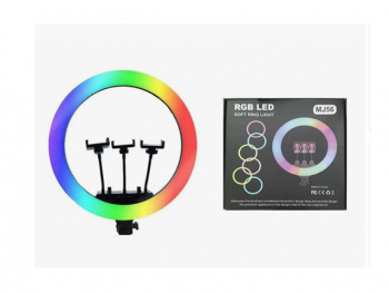 Кольцо осветитель арт. MJ56 RGB d 56 см со штативом в кор. Кольцо осветитель арт. MJ56 RGB d 56 см со штативом в кор.