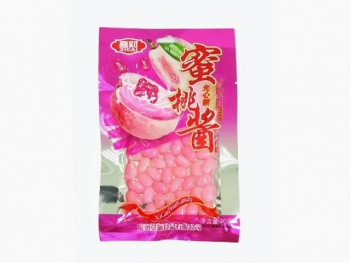 Конфета арт. 080170-1 Жевательные бобы "Персик" 35 г 20 шт. упаковка'#,