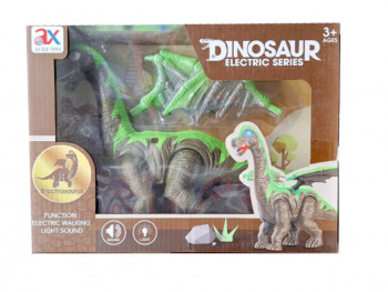 Динозавр арт. 902 С крыльями на батар. свет, звук, ходит в кор.=