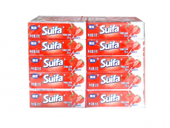 Жевательная резинка арт. 936844/936660 "Клубника" 25 г 20 шт. упаковка'