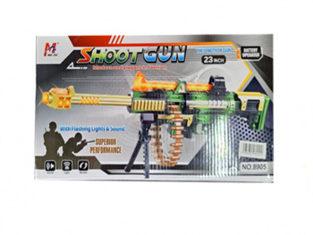 Оружие арт. 8905 Автомат на батар. свет, звук в кор.= Оружие арт. 8905 Автомат на батар. свет, звук в кор.=