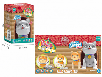 Кот арт. RS-9038C" На батарейках в коробке 13*9,7*17