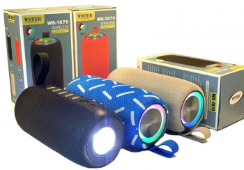 Колонка музыкальная арт. WS-1870 Цвета микс в кор.