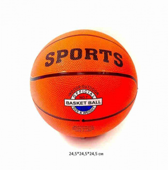 Мяч баскетбольный арт. 25177-20/25172-13A Размер 24,5 см в пак._