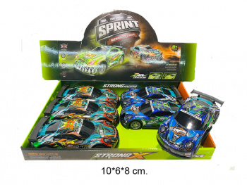 Машина инерц. арт. 111-7A Джип свет, звук, цвета микс (6 шт.) шоубокс•