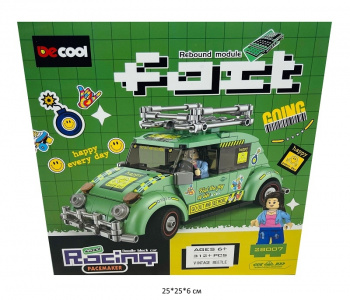 Конструктор арт. 28007 Автомобиль 312 дет. в кор.•