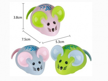 Зав. мышка арт. 396-24" Цвета микс в пакете 7,5*6*4