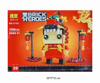 Конструктор арт. 11151 Танец дракона 39 дет. в кор.~