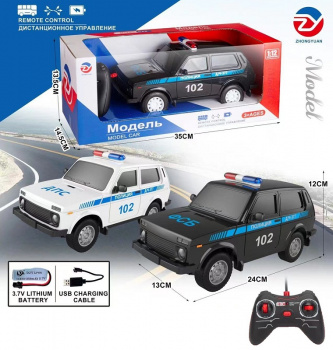 Машина на р/у арт. 377-6A-802 ДПС, ФСБ в кор._•